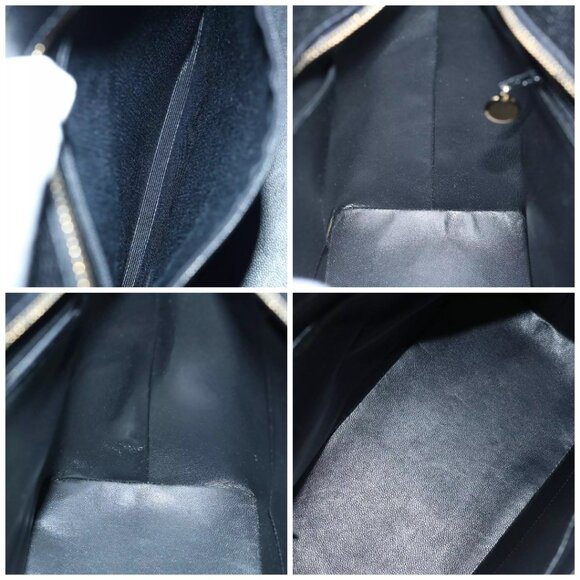 CHANEL Tote Bag Caviar Skin Standard Black CC Auth - Picture 16 of 16